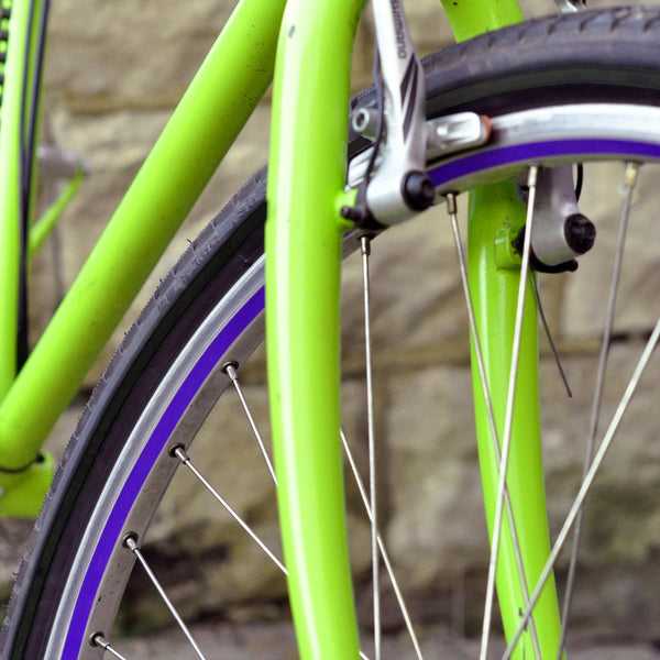 Purple Reflective Wheel Stripes