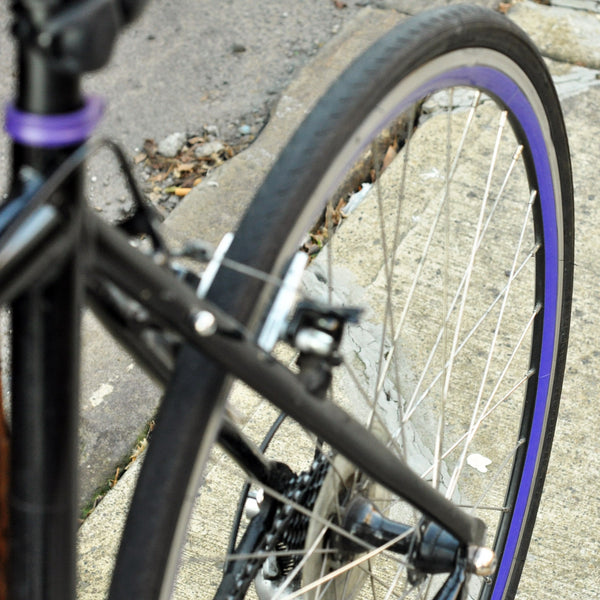 Purple Reflective Wheel Stripes