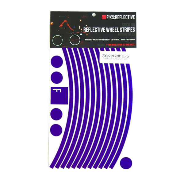 Purple Reflective Wheel Stripes
